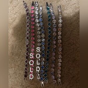5 Touchstone Crystal Ice Bracelets $50 each
